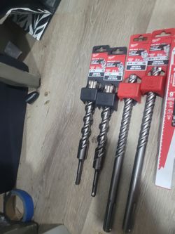 Milwaukee 4 cutter sold carbide bits