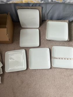 Crate and barrel 8 inch plates