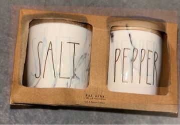 Rae Dunn Salt & Pepper Cellar Set