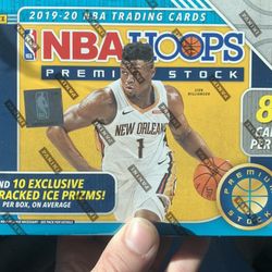 Sold 2019-2020 NBA Hoops Premium Stock Mega Box And Blaster Box!!! Zion? Ja Morant?