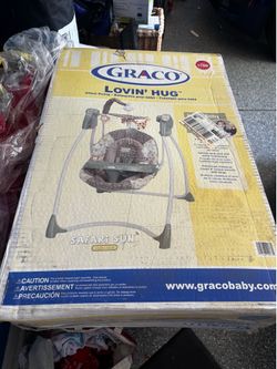 Adjustable infant swing has a 30 lb weight capacity