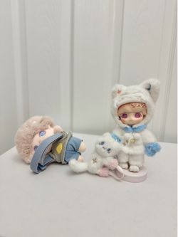 POP MART - DIMOO (Bundle of 2): Dream Travel Series & My Cloud Companion Doll