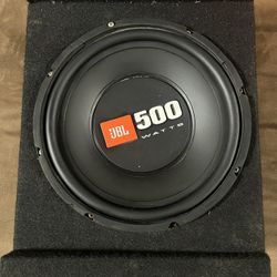 JBL 500 Watts 10 Inch Subwoofer (Box)! Just The Box!