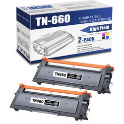 New TN660 TN-660 Toner Compatible TN660 Black High Yield Toner Cartridge Replacement for Brother TN-660 HL-L2300D HL-L2305W MFC-L2740DW MFC-L2700DW Pr