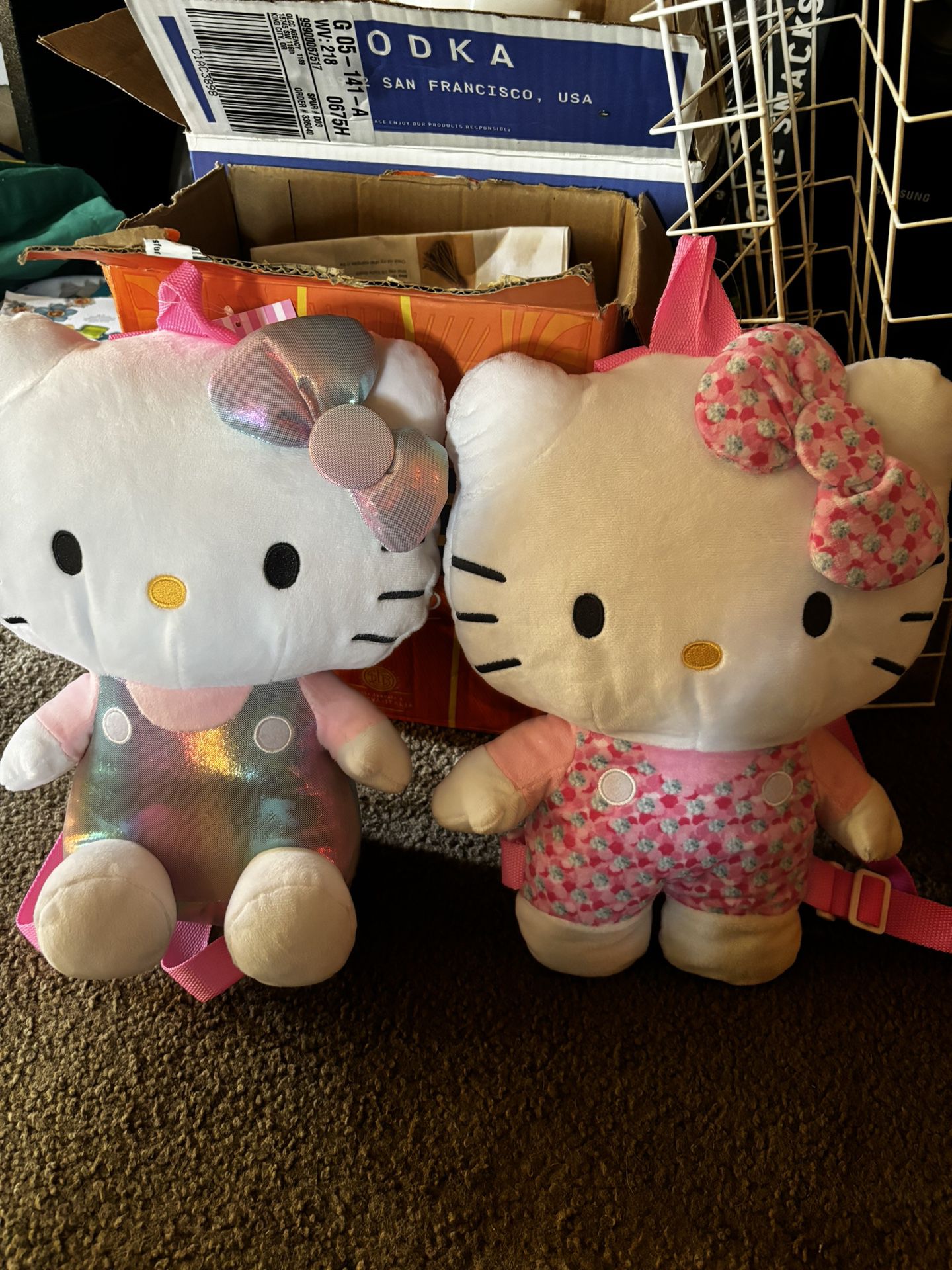 Two Hello Kitty Backpacks NEW WITH TAG