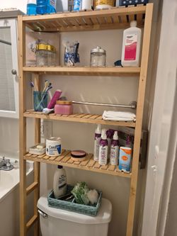 Wooden shelf