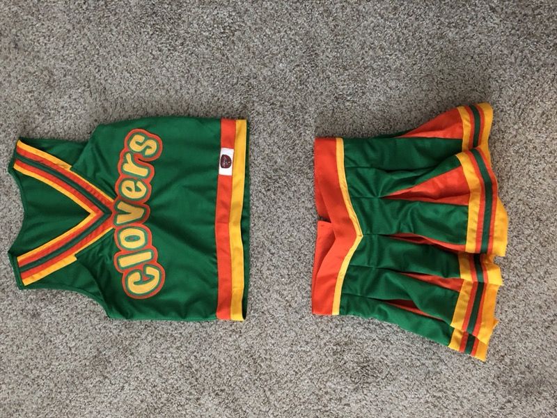 Halloween clover cheer uniform