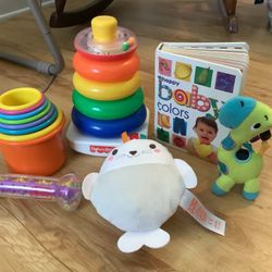 Lot Of 6 Baby Toys 