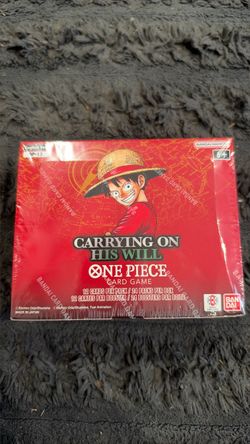 One Piece Card Game Carrying On His Will Booster Box