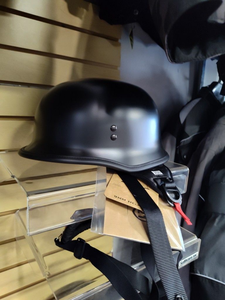 Motorcycle DOT Approved German Style Helmet Brand New