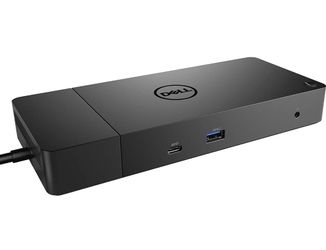 Dell - WD19 130W Docking Station (with 90W Power Delivery) USB-C, HDMI, Dual DisplayPort, black