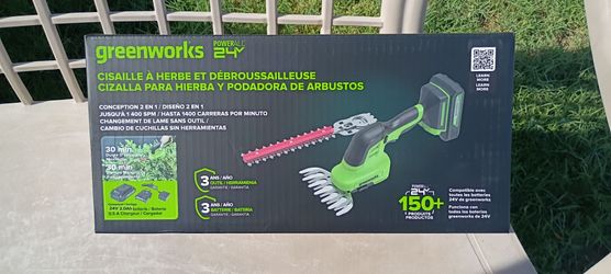 Greenworks 24V 2-in-1 Grass Shear and Shrub Trimmer