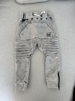 Minikid Acid Gray Pants 2-3t