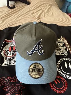 Brand New - Atlanta Braves 'Visor' Pre-Curved Golfer Snapback