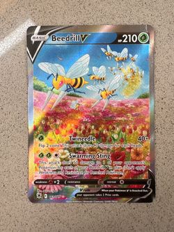 Beedrill V Full Art Holo Ultra Rare Astral Radiance 161/189