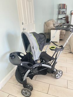 Sit in stand stroller