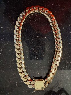 Cuban link chain 14k