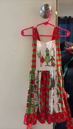 Toddler grinch dress