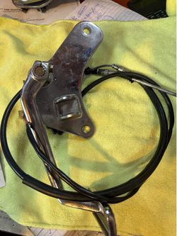 GV250 bracket brake brake pedal, brake line and brake light switch