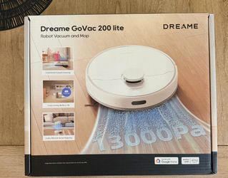 Dreame Go Vac 200L 2-in-1 Robotic Vacuum & Mop — 13,000 Pa Vormax Suction, Smart Pathfinder Mapping
