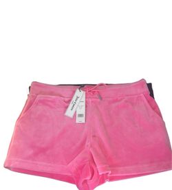 Juicy Couture Pink Velour Shorts
