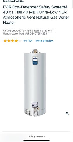 Bradford white 40 gallon brand new $520