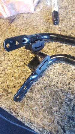 Motorcycle bag bars