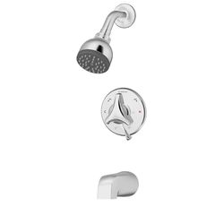 1313: New Origins Single Handle 1-Spray Tub and Shower Faucet Trim in Polished Chrome - 1.5 GPM (Valve Not Included)