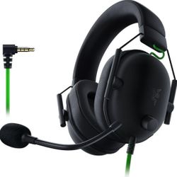 Razer BlackShark V2 X Gaming Headset: 7.1 Surround Sound - 50mm Drivers - Memory Foam Cushion - For PC, PS4, PS5, Switch - 3.5mm Audio Jack - Black