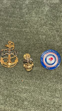 U.S. Navy Pins and Pearl Harbor pin combo
