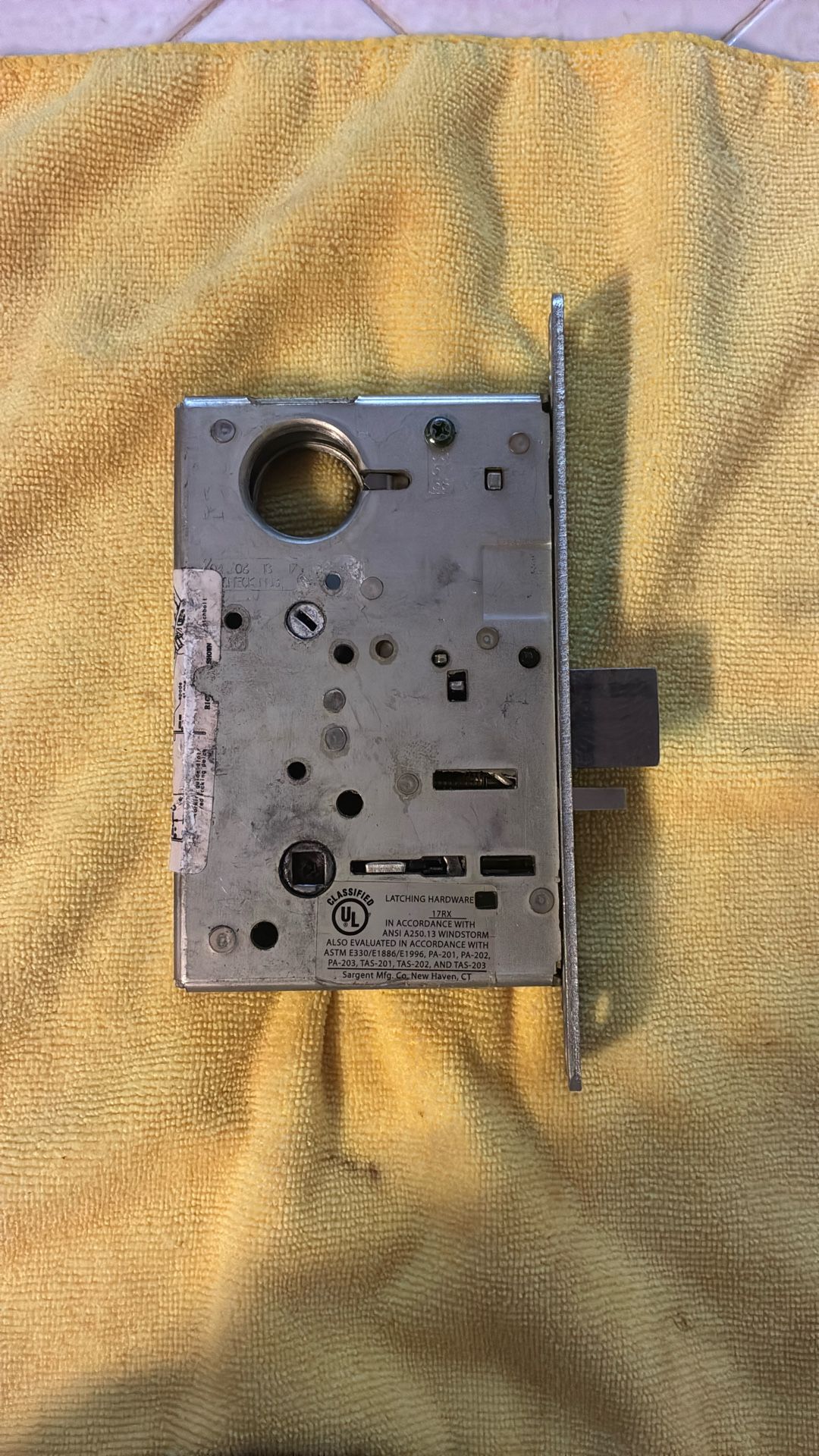 Sargent 8200 Series Mortise Lockset Storeroom Lock Without Cylinder