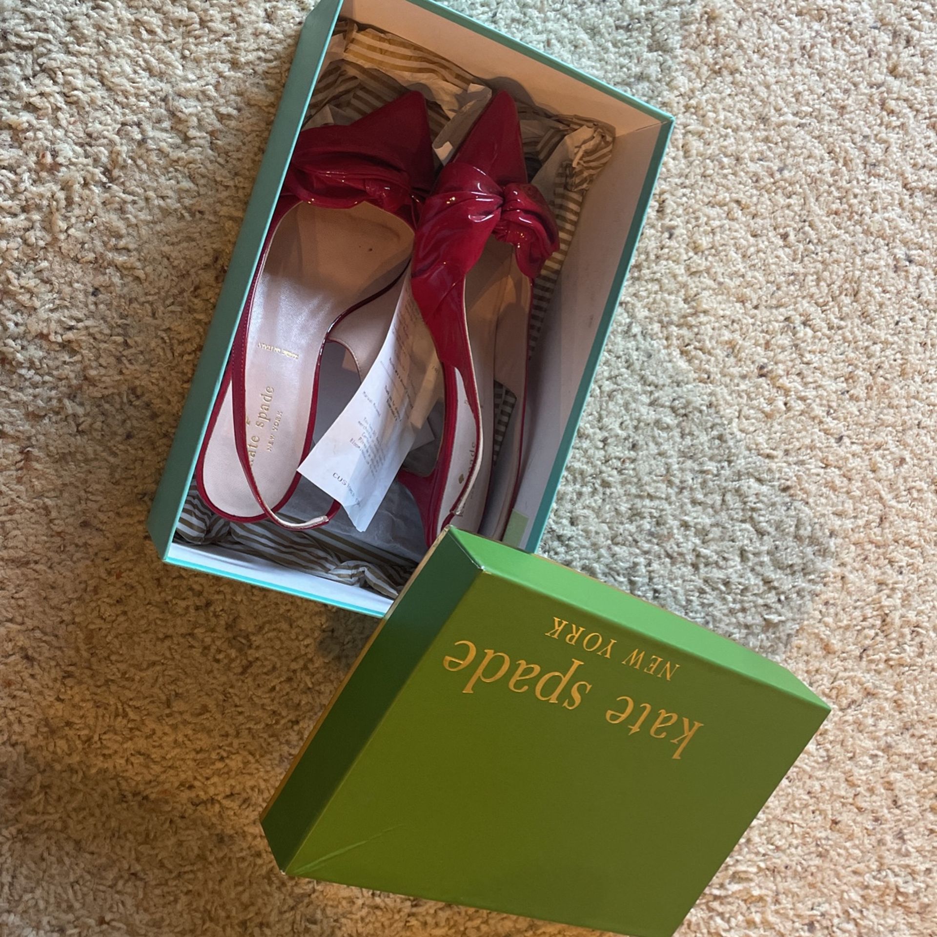 Shoes Red Kate Spade