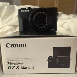Canon PowerShot G7X Mark III