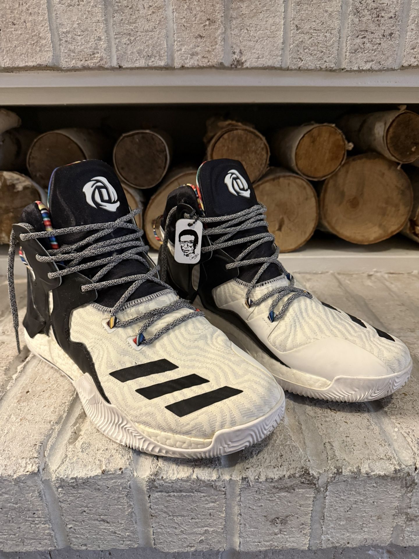 Adidas D Rose 7 (2017) Black History Month men's sz 11.5 #1653 of 1975