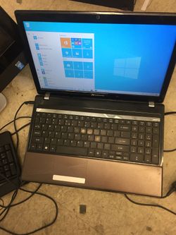 Gateway notebook Amd Phenom 3.0ghz 250gb 4gb win 10