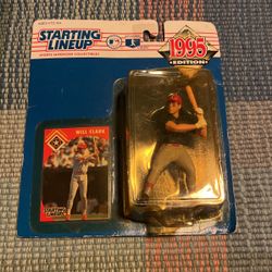 1995 Starting Lineup Figure Will Clark Unopened 