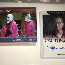 RITTENHOUSE Continuum Seasons 1 & 2 COMPLETE BASE SET + Terry Chen Autographed Card (Sealed)