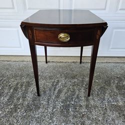 CTH Sherrill Occasional flame mahogany Pembroke accent side / end table