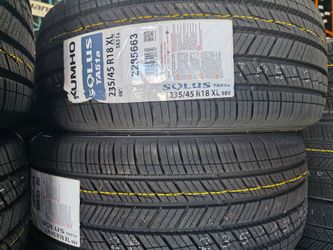 4 brand kumho 235.45.18 tires