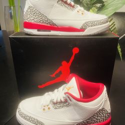 Retro 3 Cardinal Red 🚨🚨 Size 7Y🚨🚨