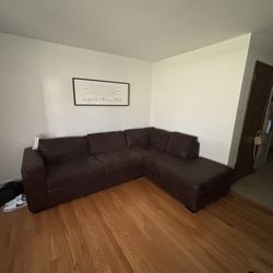 Brown Couch / Sectional 