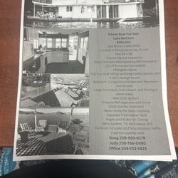 House boat For Sale
