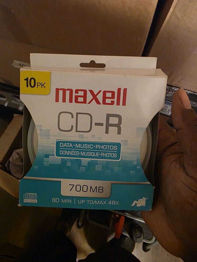 10 PK Maxell Photo CD-R Compact Disc 48x Digital Images 700MB