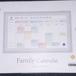 21.5 inch Family eCalendar