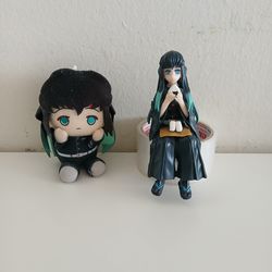 Tokito Figure Premium Chokonose Kimetsu no Yaiba SEGA.
And Demon Slayer: Kimetsu No Yaiba Large Muichiro Tokito Plush.
All for Only 20 dollars. 
And I