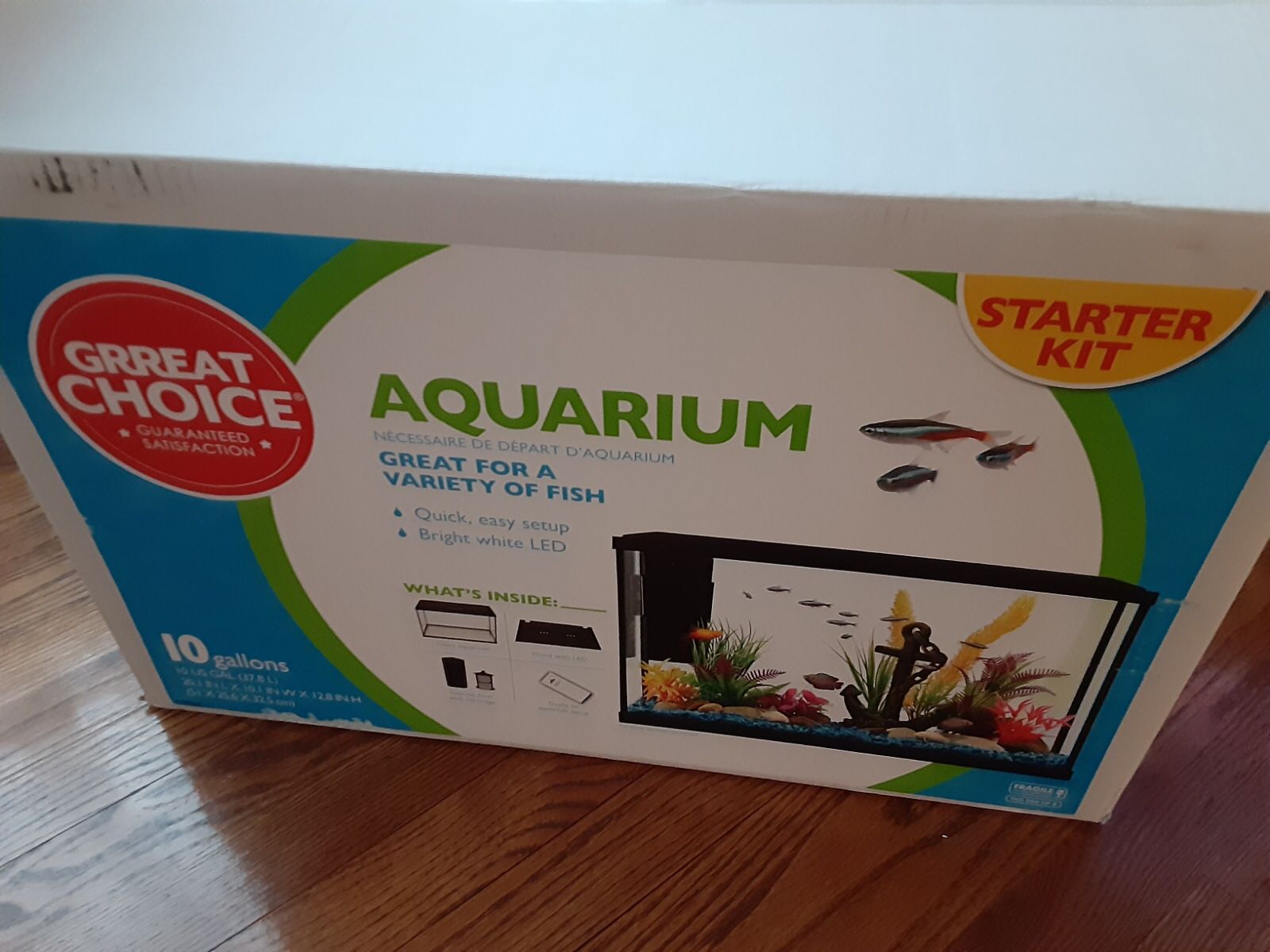 Fish tank and accessories new