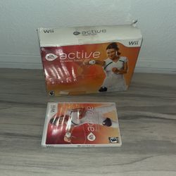 EA Sports Active Personal Trainer Nintendo Wii Game Leg Strap No Resistance Band