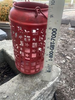 Metal decorative candle lantern