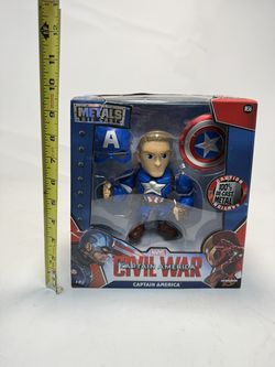 Jada Marvel Civil War Captain America M56 6" Die-Cast Figure