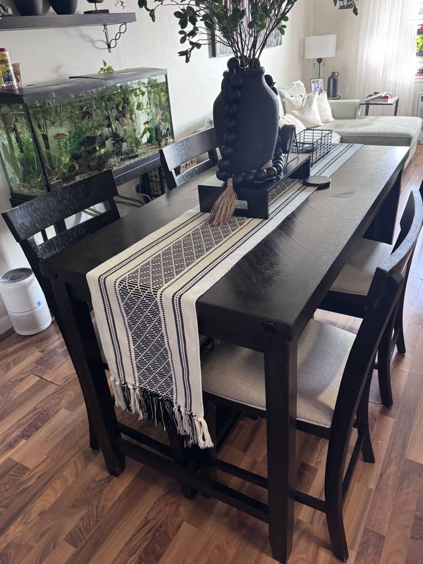 High Espresso Dinning Table